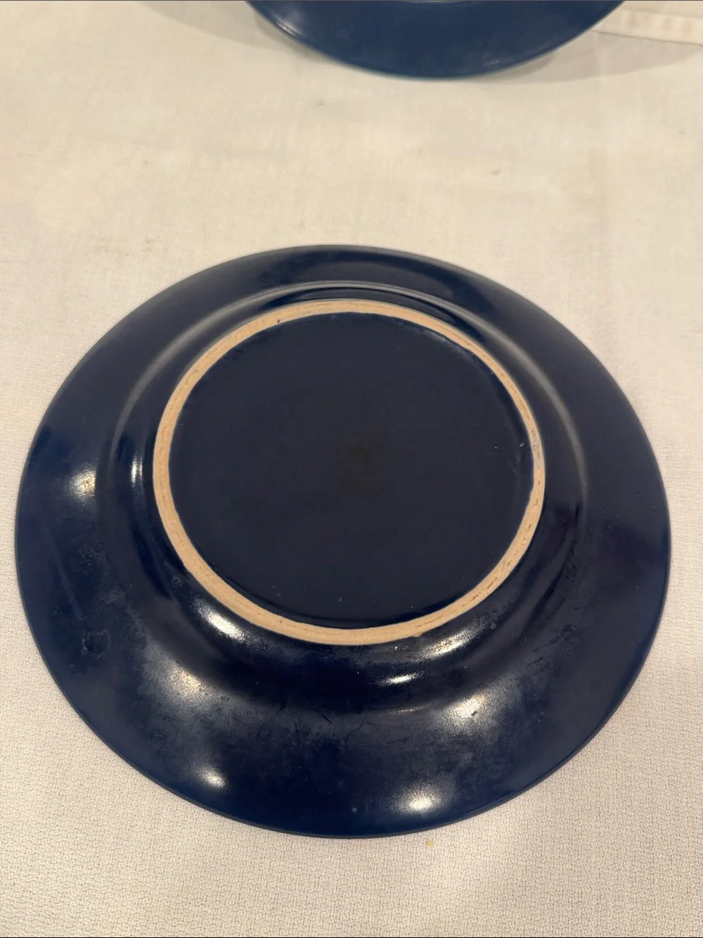 Royal Norfolk Navy Blue Salad Plates 8.5” Inches Set of 2